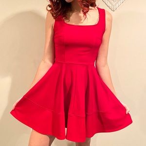 Red Skater dress